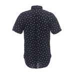 Truman Short Sleeve Button Down Shirt // Navy (XS)