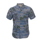 Truman Short-Sleeve Camp Shirt // Indigo (XL)