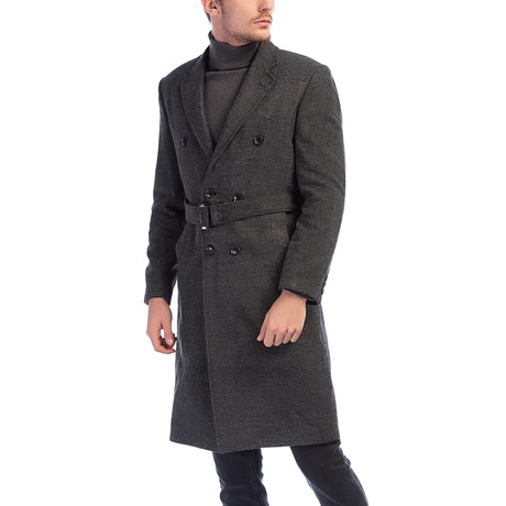 PLT8316 Overcoat // Patterned Gray (S)