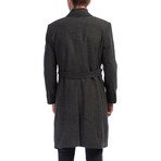 PLT8316 Overcoat // Patterned Gray (XL)