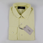Brennan Cotton Slim Fit Casual Shirt // Yellow (M)