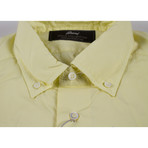 Brennan Cotton Slim Fit Casual Shirt // Yellow (M)