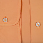 Gunner Cotton Slim Fit Casual Shirt // Orange (M)