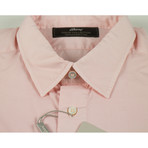 Brennen Cotton Slim Fit Casual Shirt // Pink (S)