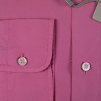 Randy Cotton Slim Fit Casual Shirt // Pink (S)
