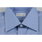 Giovani Cotton Slim Fit French Cuff Dress Shirt // Blue (US: 15R)