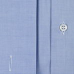 Giovani Cotton Slim Fit French Cuff Dress Shirt // Blue (US: 15R)