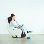 Premium SL Track Heated Massage Chair // Burnt Coffee
