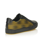 Andreas Sneakers // Black + Yellow (Euro: 42)