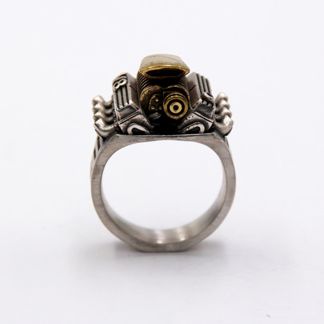 Ring // V8 Compressor // White + Yellow (5)