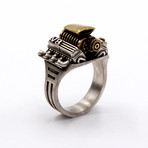 Ring // V8 Compressor // White + Yellow (5)