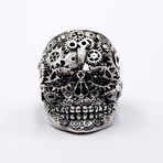 Ring // Gear Skull AGT // White (5)