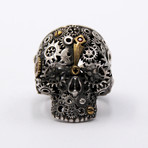 Ring // Gear Skull AGT/BRJ // White + Yellow (8.5)