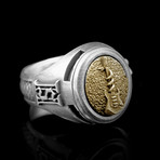 Ring // Stratocaster Guitar // White + Yellow (5)