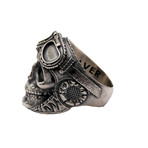 Ring // Skull Pilot // White (5)