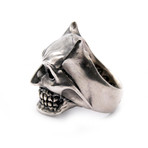 Ring // Bat Skull // White (5)