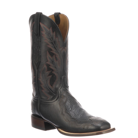 Bk Jersey Cowboy Boots // Black (US: 7.5)