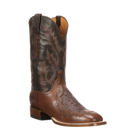 Tn/Ch Burn Jersey Cowboy Boots // Tan // EE (Wide) (US: 11)