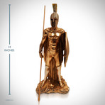 Spartan Warrior King Leonidas Royal Pose // Fine Art Statue