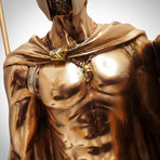 Spartan Warrior King Leonidas Royal Pose // Fine Art Statue