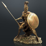 Spartan Warrior King Leonidas Battle Pose// Cast Bronze Statue