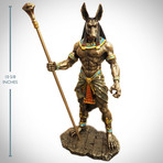 Egyptian God Anubis // Cast Bronze Statue