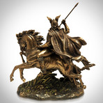 Odin Norse God Riding Sleipnir // Cast Bronze Statue