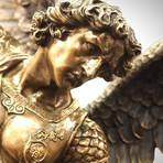 Archangel Michael Fighting Lucifer // Cast Bronze Statue