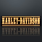 Original Harley Davidson // Traditional Wood Plank // Dealership Sign