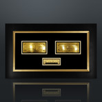 24K Gold-Plated US $ Bills // High Roller Custom Frame ($100 USD)