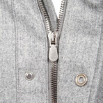 Emerey Gray Puffer Jacket W Hood // Gray (L)