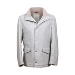 Emerey Gray Puffer Jacket W Hood // Gray (2XL)