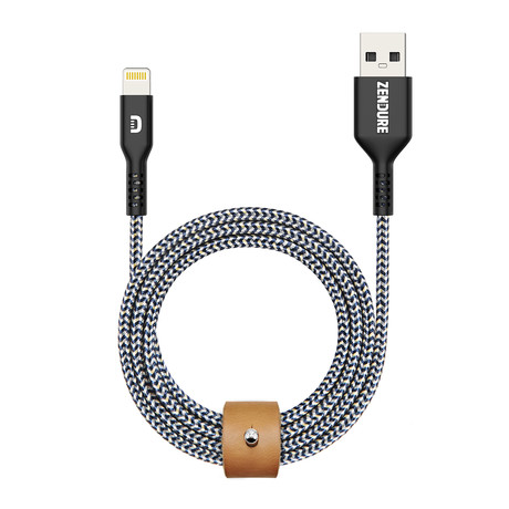 Zendure SuperCord // USB - Lightning Cable // 3.3' (Gray)