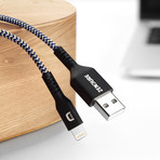 Zendure SuperCord // USB - Lightning Cable // 3.3' (Gray)