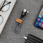 Zendure SuperCord // USB - Lightning Cable // 3.3' (Gray)