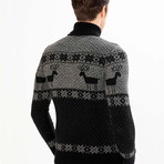 Fisherman Sweater // Black Antra (M)