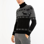 Fisherman Sweater // Black Antra (M)