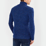 Crylie Fisherman Sweater // Sax (M)