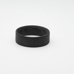 Pure Carbon Fiber Ring // Unidirectional Pattern // Matte Finish (Size 6)