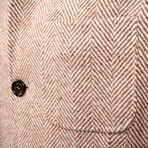 Garrix Short Cashmere Jacket // Light Brown (XL)