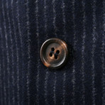 Afrojack Blue Pinstripe Suit Vest // Blue (Euro: 50)