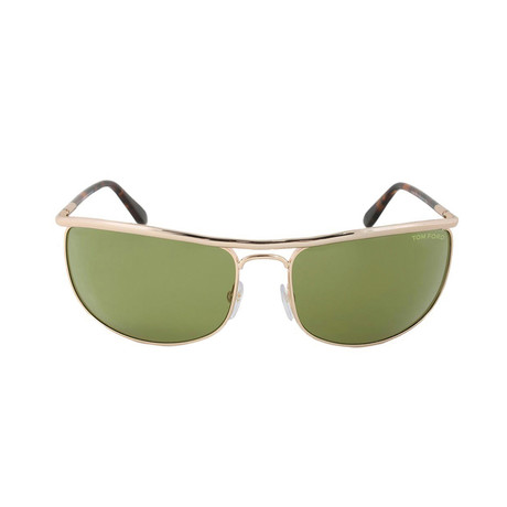 Men's Ryder Sunglasses // Gold + Green