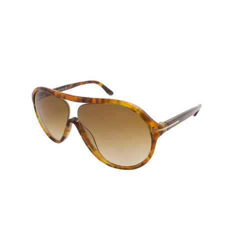 Men's Edison Sunglasses // Brown Tortoise + Brown