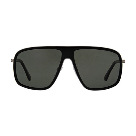 Men's Quentin Sunglasses // Matte Black + Gray