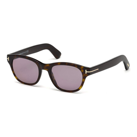 Men's O'Keef Sunglasses // Dark Havana + Violet