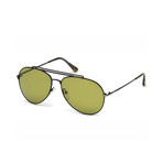 Tom Ford // Indiana Sunglasses // Black + Green
