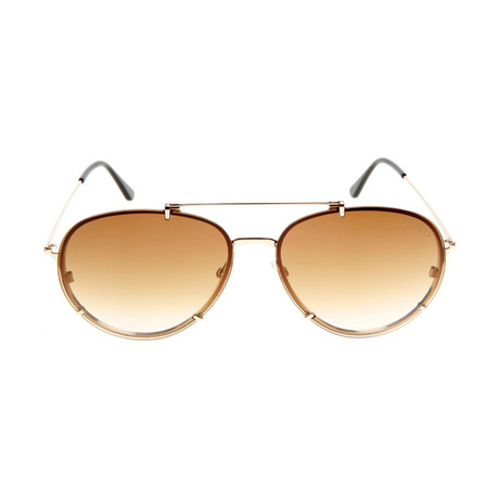 Men's Dickon Sunglasses // Gold + Brown
