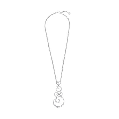 Stefan Hafner Zingara 18k White Gold Diamond Necklace // Length: 15"