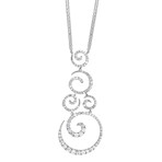Stefan Hafner Zingara 18k White Gold Diamond Necklace // Length: 15"