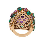 Stefan Hafner Pianeti 18k Rose Gold Multi-Stone Ring // Ring Size: 7